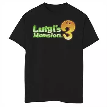 Футболка с графическим логотипом игры Nintendo Luigi's Mansion 3 для мальчиков 8–20 лет Licensed Character