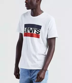 Футболка с графическим логотипом Levi's Sportswear, белый