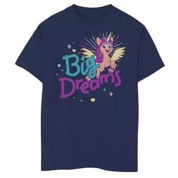 Футболка с графическим логотипом My Little Pony Big Dreams для мальчиков 8–20 лет Licensed Character