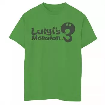 Футболка с графическим логотипом Nintendo Luigi's Mansion 3 для мальчиков 8–20 лет Licensed Character