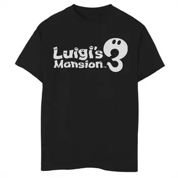 Футболка с графическим логотипом Nintendo Luigi's Mansion 3 для мальчиков 8–20 лет Licensed Character