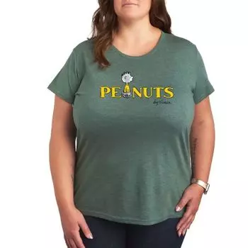 Футболка с графическим логотипом Peanuts Franklin Licensed Character, зеленый