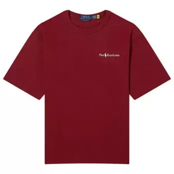 Футболка с графическим логотипом Polo Ralph Lauren, красный