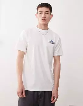 Футболка с графическим логотипом Santa Cruz UFO Dot белого цвета