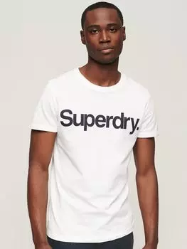 Футболка с графическим логотипом Superdry из органического хлопка, оптика