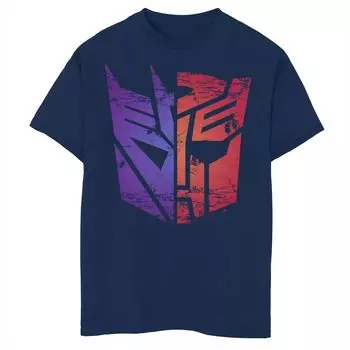 Футболка с графическим логотипом Transformers Decepticon Autobot для мальчиков 8–20 лет Licensed Character