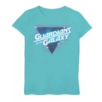 Футболка с графическим логотипом в стиле ретро для девочек 7–16 лет Marvel Guardians of the Galaxy Marvel