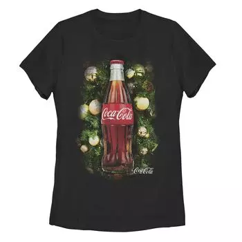 Футболка с графическим орнаментом в виде рождественской бутылки Coca-Cola для юниоров Licensed Character