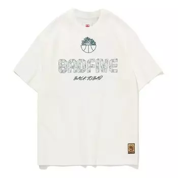 Футболка с графическим принтом badfive hoops Li-Ning, бежевый