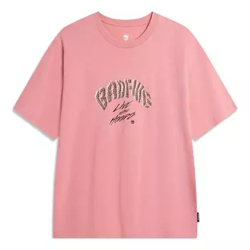 Футболка с графическим принтом badfive hoops Li-Ning, розовый
