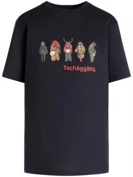 Футболка с графическим принтом Bally, синий