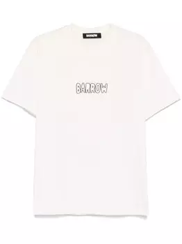 Футболка с графическим принтом BARROW, белый