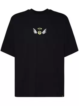 Футболка с графическим принтом BARROW, черный