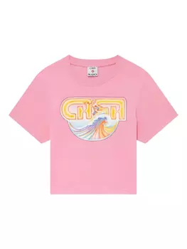 Футболка с графическим принтом Casablanca, розовый