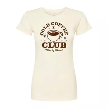 Футболка с графическим принтом Cold Coffee Club для юниоров Licensed Character, бежевый