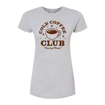 Футболка с графическим принтом Cold Coffee Club для юниоров Licensed Character, серый