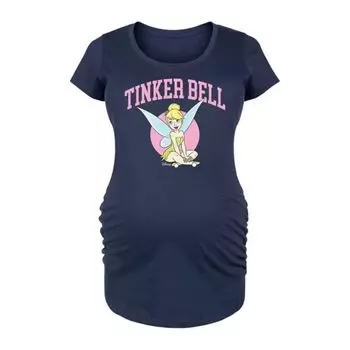 Футболка с графическим принтом для беременных и студентов колледжа «Динь-Динь» Disney, синий