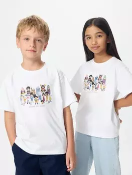 Футболка с графическим принтом Dragon Ball Daima Ut Uniqlo, цвет 00 белый