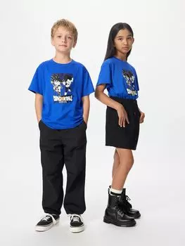 Футболка с графическим принтом Dragon Ball Daima Ut Uniqlo, цвет 65 синий