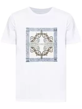 Футболка с графическим принтом ETRO, белый