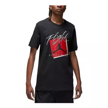 Футболка с графическим принтом футболка Air Jordan, черный