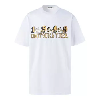 Футболка с графическим принтом футболка Onitsuka Tiger, белый