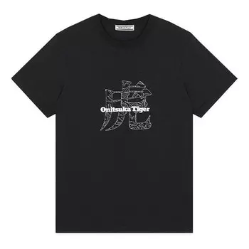 Футболка с графическим принтом футболка Onitsuka Tiger, черный