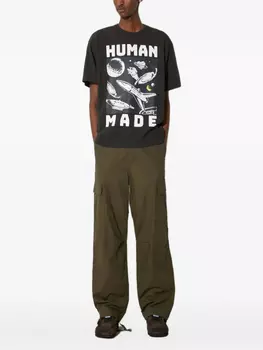 Футболка с графическим принтом Human Made, черный