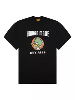 Футболка с графическим принтом Human Made, черный