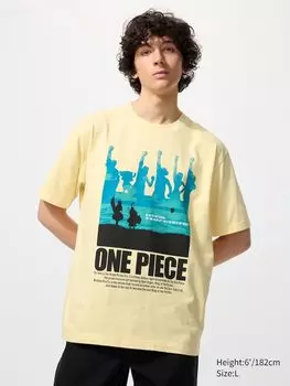 Футболка с графическим принтом из архива ut Uniqlo, желтый