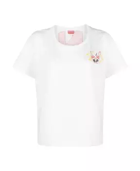 Футболка с графическим принтом Kenzo, белый