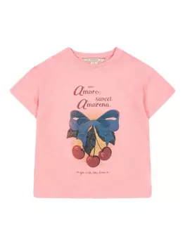 Футболка с графическим принтом Konges Sljd, розовый