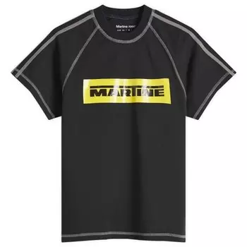 Футболка с графическим принтом логотипа Martine Rose, черный