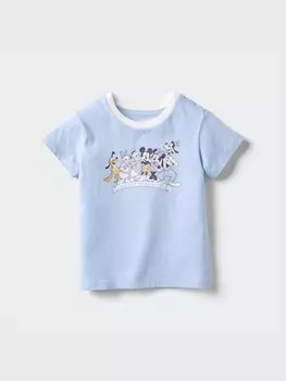 Футболка с графическим принтом magic for all ut Uniqlo, цвет 60 синий