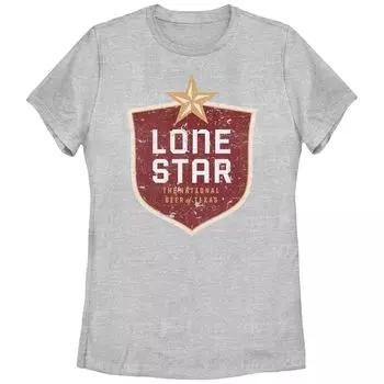 Футболка с графическим принтом Pabst Lone Star Beer Crest для юниоров Licensed Character