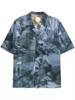 Футболка с графическим принтом Paul Smith, синий