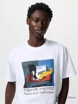 Футболка с графическим принтом picasso ut Uniqlo, цвет 00 белый