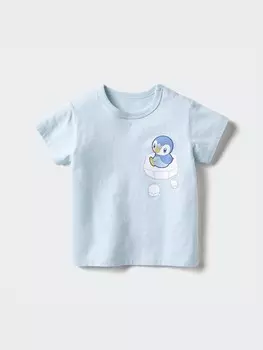 Футболка с графическим принтом Pokmon ut Uniqlo, цвет 60 синий