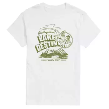 Футболка с графическим принтом «Привет мужику из озера Судьба» от A Goofy Movie Disney, белый