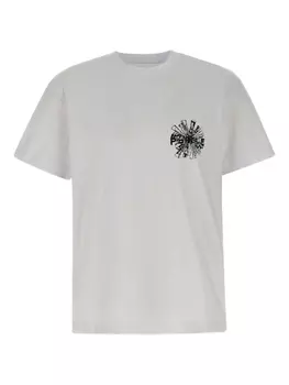 Футболка с графическим принтом Purple Brand, белый