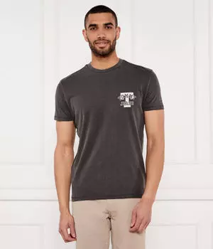 Футболка с графическим принтом Regular fit Tommy Jeans, серый