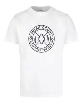 Футболка с графическим принтом Skate Cross Marcelo Burlon, белый