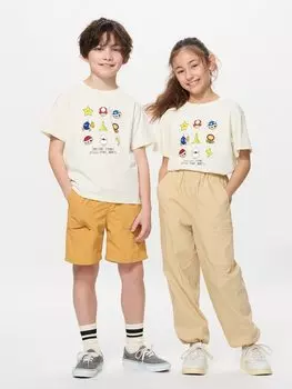 Футболка с графическим принтом Super Mario Archive ut Uniqlo, белый