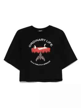 Футболка с графическим принтом Undercover, черный