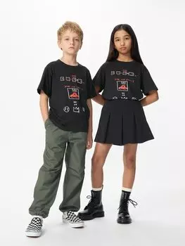 Футболка с графическим принтом в стиле поп-арт Uniqlo, цвет 09 черный