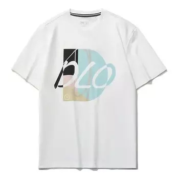 Футболка с графическим принтом way of wade dlo Li-Ning, белый