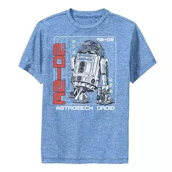 Футболка с графическим принтом «Звездные войны» R2-D2 Astromech Droid для мальчиков 8–20 лет Licensed Character