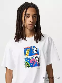 Футболка с графическим рисунком Анри Матисса Uniqlo, цвет 00 белый