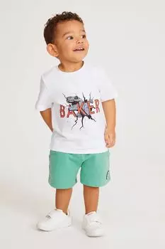 Футболка с графическим рисунком Baker By Ted Baker Baker by Ted Baker, белый