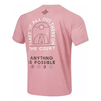 Футболка с графическим рисунком баскетбольная футболка Li-Ning, розовый